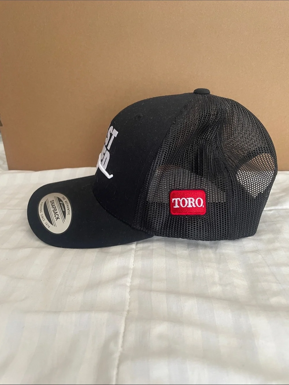 BEAST MOWED Black Snapback Hat
